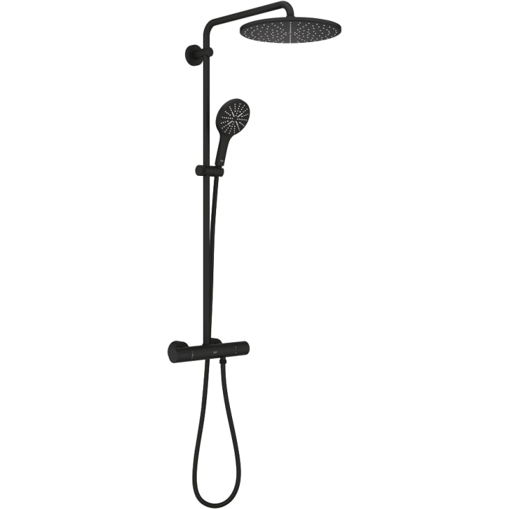 Grohe Rainshower SmartActive 310 brusesæt, vandbesparende, sort