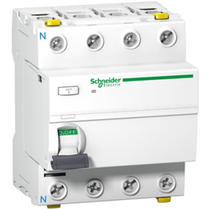 Schneider 63A HPFI relæ i hvid