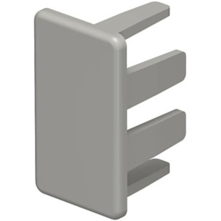 10 stk Endestykke WDK HE15030GR 15x30 grå RAL 7030