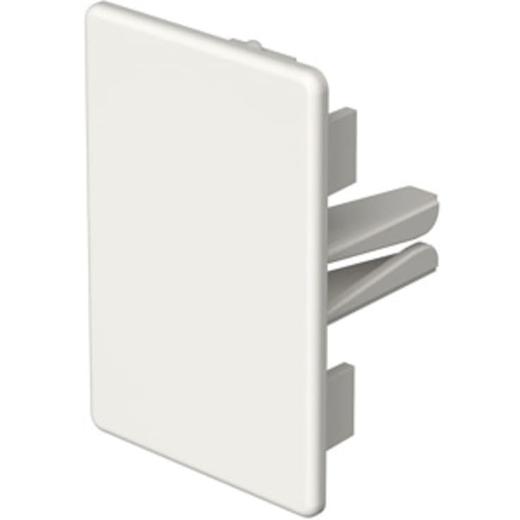 Endestykke WDKH-E40060RW 40x60 hvid RAL 9010 halogenfri
