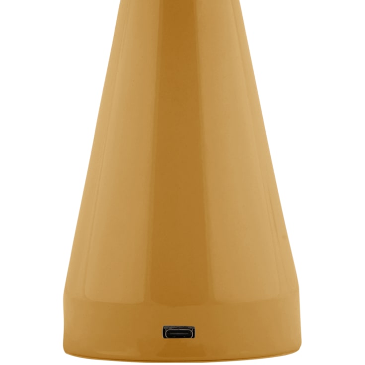 Leitmotiv Rachel uppladdningsbar bordslampa, gul