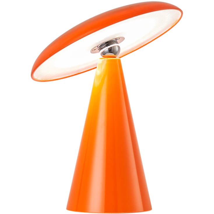 Leitmotiv Phoebe uppladdningsbar bordslampa, orange