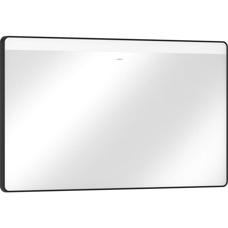 Hansgrohe Xarita Lite Q spegel med belysning, 120x70 cm, svart