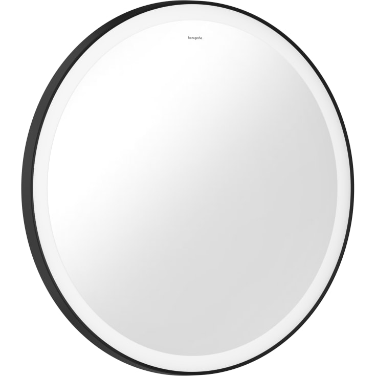 Hansgrohe Xarita Lite S spejl med lys, Ø70 cm, sort
