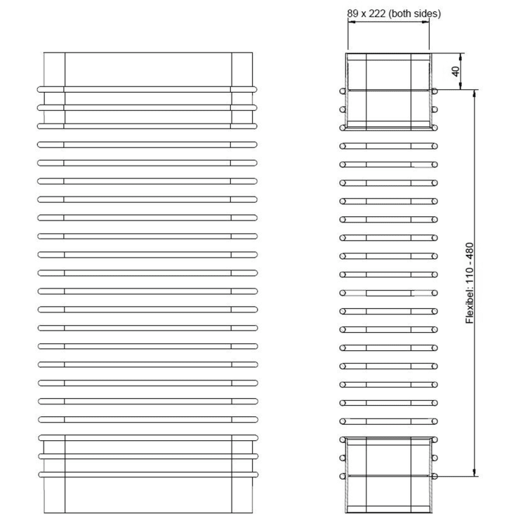 Eico Compair Flow flex, 9 x 22 cm