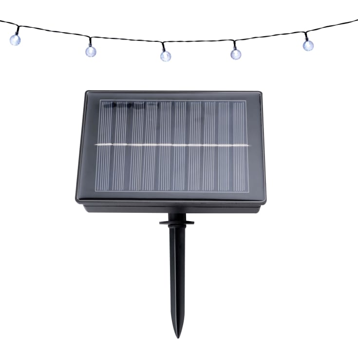 Grundig lyskæde, solcelle, varm hvid lys, 9,3 meter