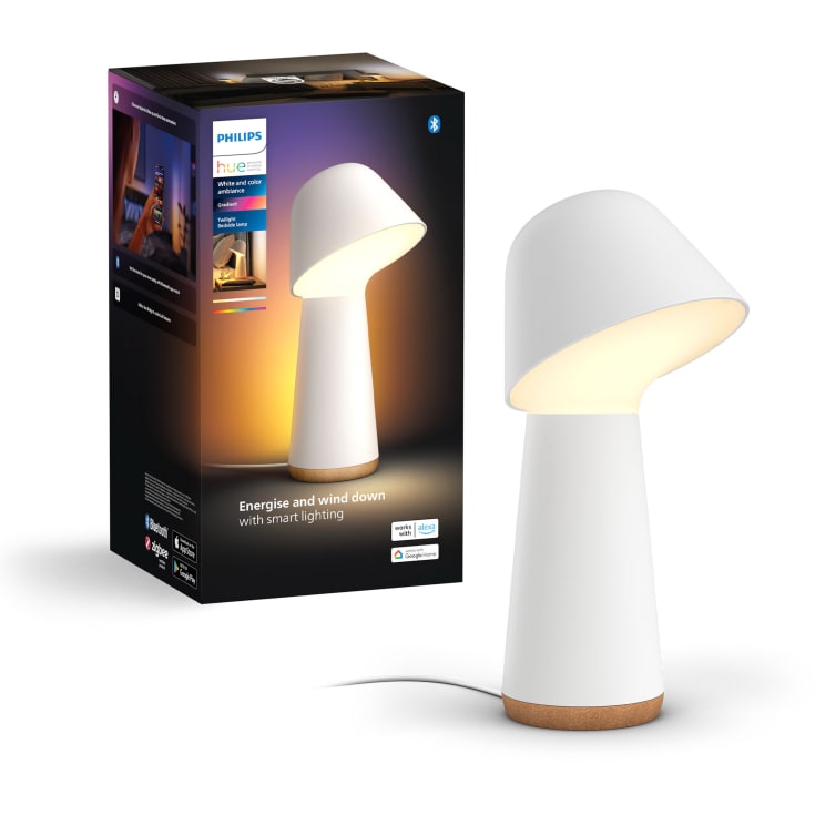 Philips Hue natbordslampe, hvid