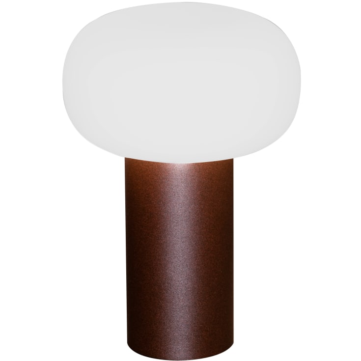 Konstsmide Antibes genopladelig bordlampe, rust