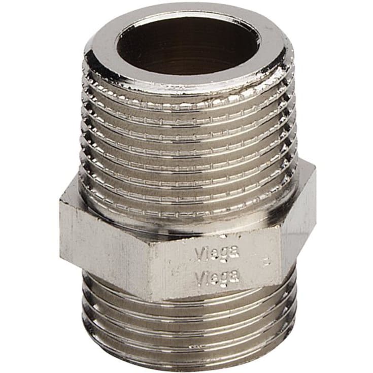 10 stk 3/4" x 1/2" Raxofix og Combi PB dobbelt nippel