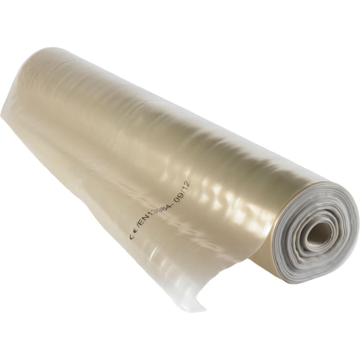Eric Storm dampsperrefolie, 0,2 mm x 4 m x 50 m, transparent