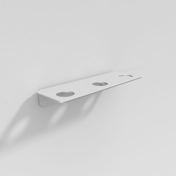 Aloop X3 sæbeholder, mat aluminium