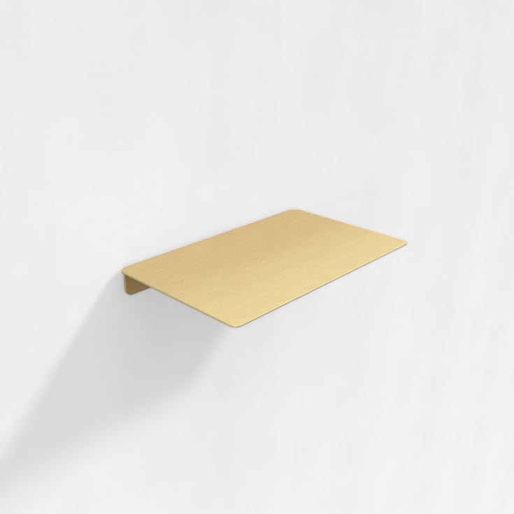 Aloop Y hylde, 39,5x25 cm, børstet guld