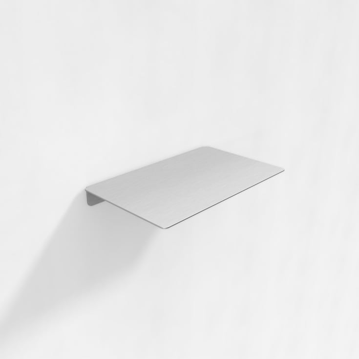 Aloop Y hylde, 39,5x25 cm, mat aluminium