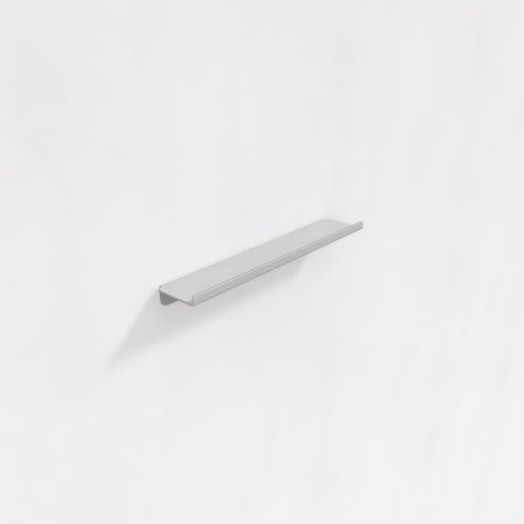 Aloop Y hylde, 119,5x8 cm, mat aluminium