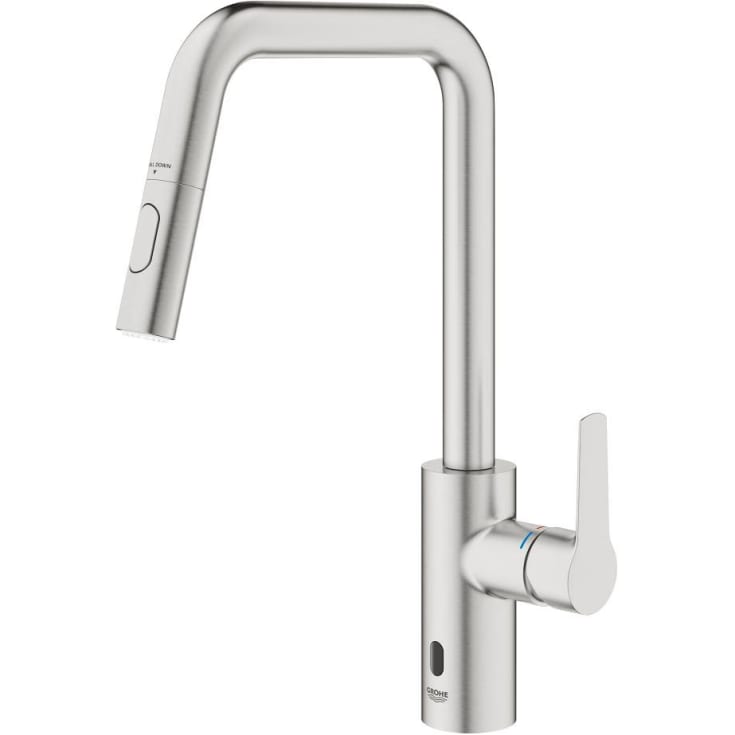 Grohe Start Hybrid, köksblandare, beröringsfri, stål