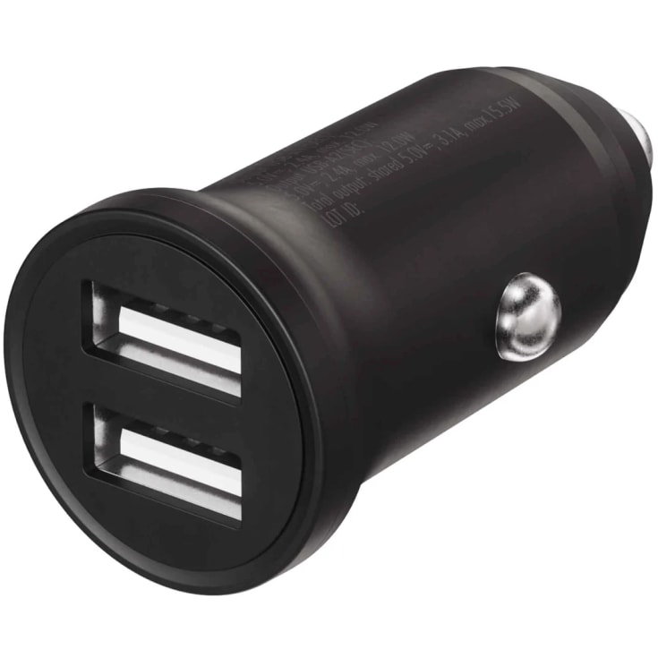 X2O 2x12w dubbel billaddare USB-A/A svart