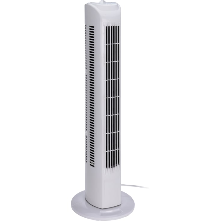 Tårnventilator, Ø80 cm, hvid