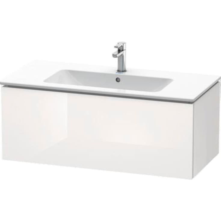 Duravit L-Cube tvättställsunderskåp, 102x48,1 cm, vit högglans