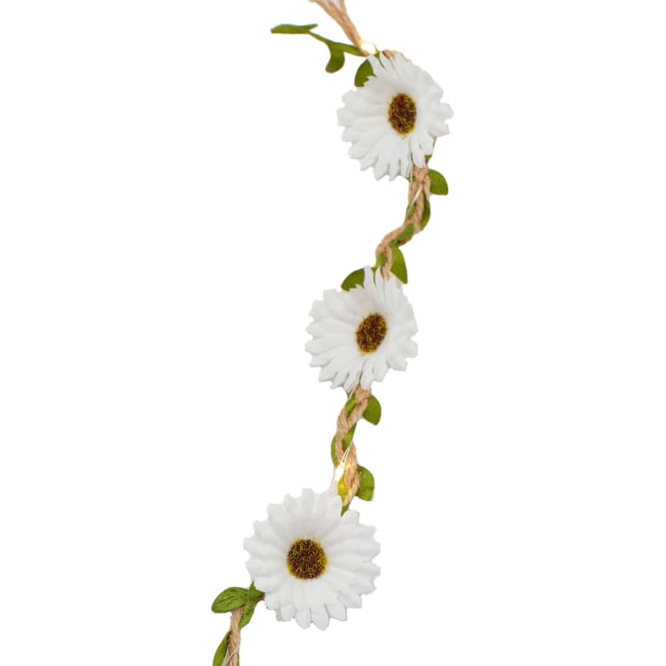 Sirius Flora sommarblommor ljusslinga, 2 meter, vit