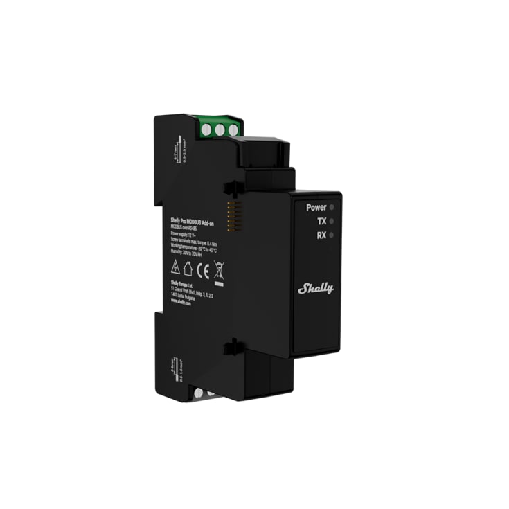 Shelly Pro RS485 modbus, tilføjelsesmodul