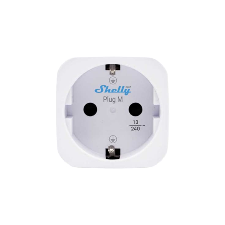 Shelly Gen3 smartplug, wifi, 12A, hvid