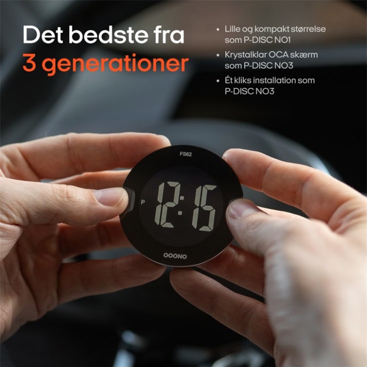 Ooono NO4 elektronisk P-skive