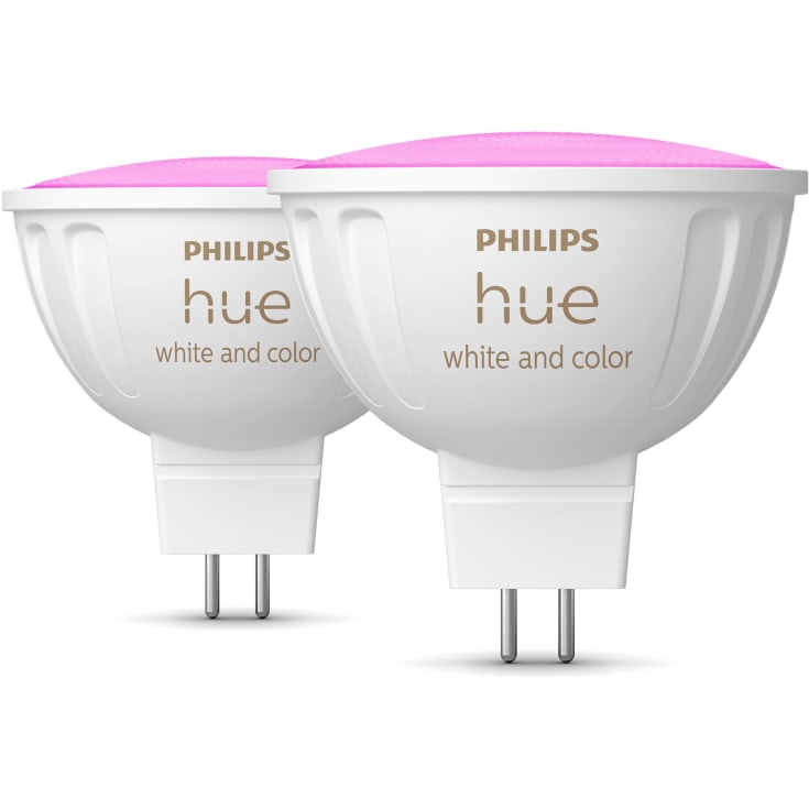 Philips Hue White Color Ambiance MR16 spotpærer, 5,1W, 12V