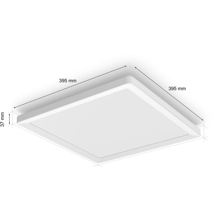 Philips Hue WCA Tento firkantet loftpanel medium hvid