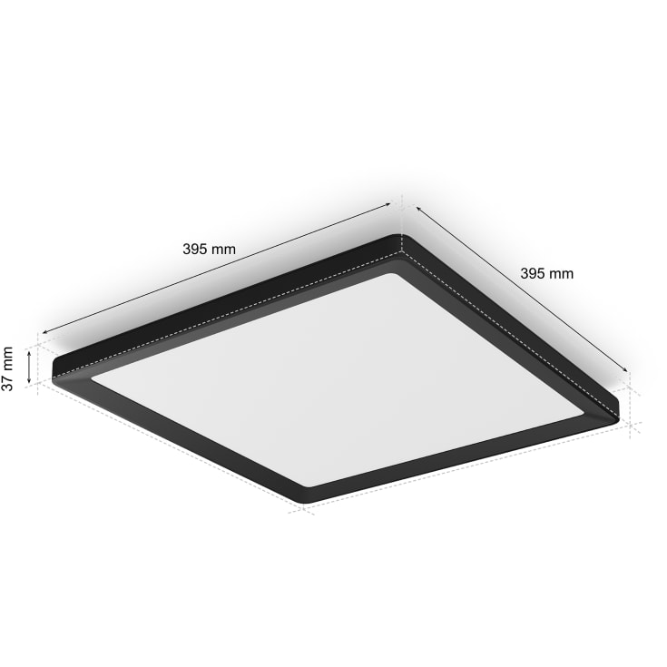 Philips Hue WCA Tento firkantet loftpanel medium sort