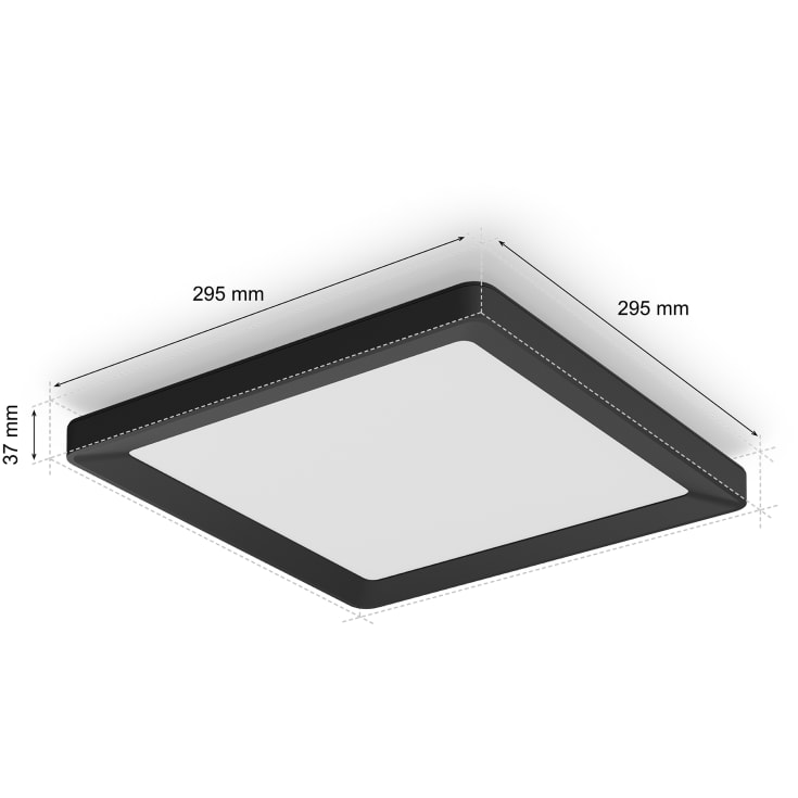 Philips Hue WA Tento firkantet loftpanel lille sort