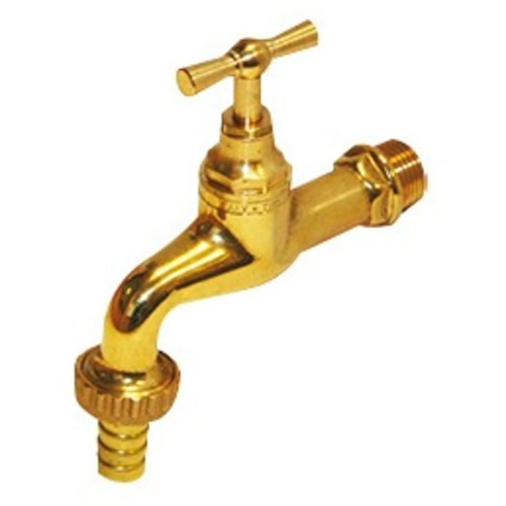 Spulehane med T-greb nippel/nippel 1/2"