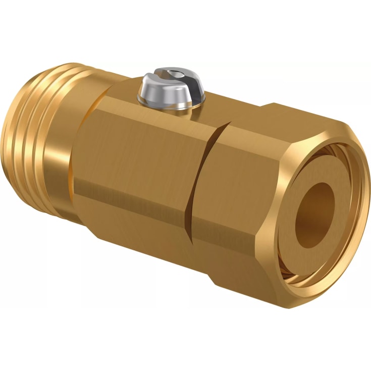 Uponor Aqua PLUS Kuleventil, med løpende mutter, messing, 1/2" x 1/2"