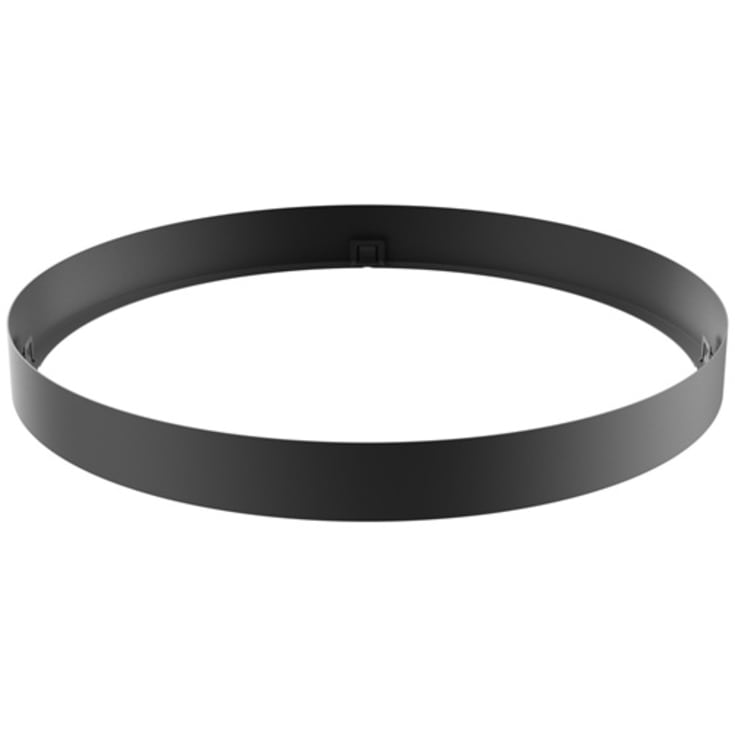 Dekorring lav til Amarillo plafond Ø290mm, sort