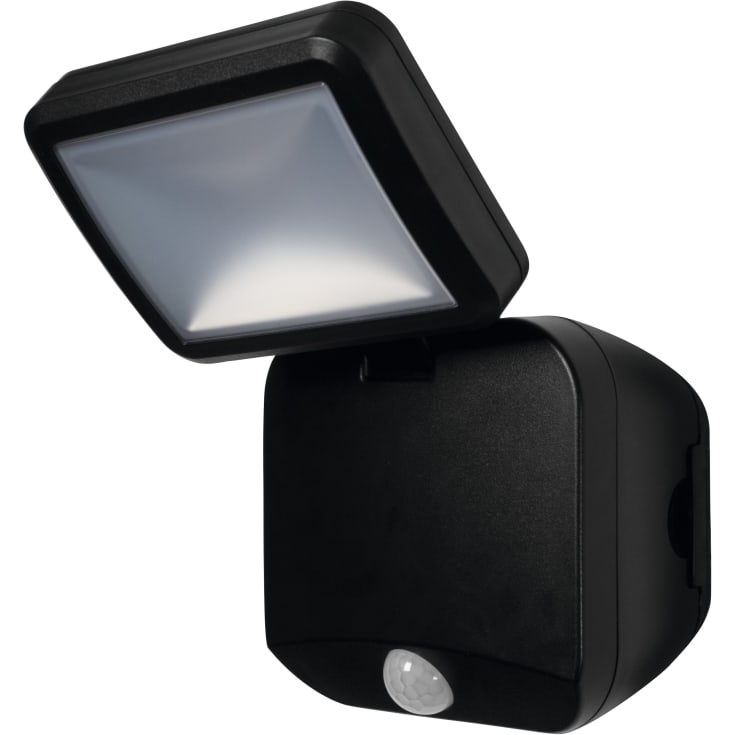 Osram batteri-drivna utomhusspotlight med sensor, 4 W, 4000 K, svart