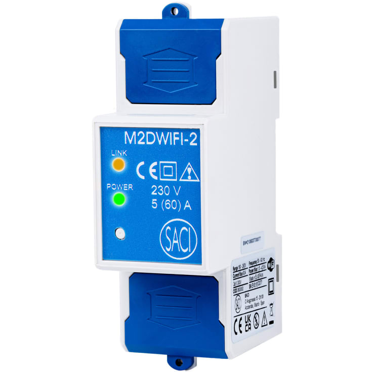 kWh-mätningar 1-fas 5(60)A 2-modul