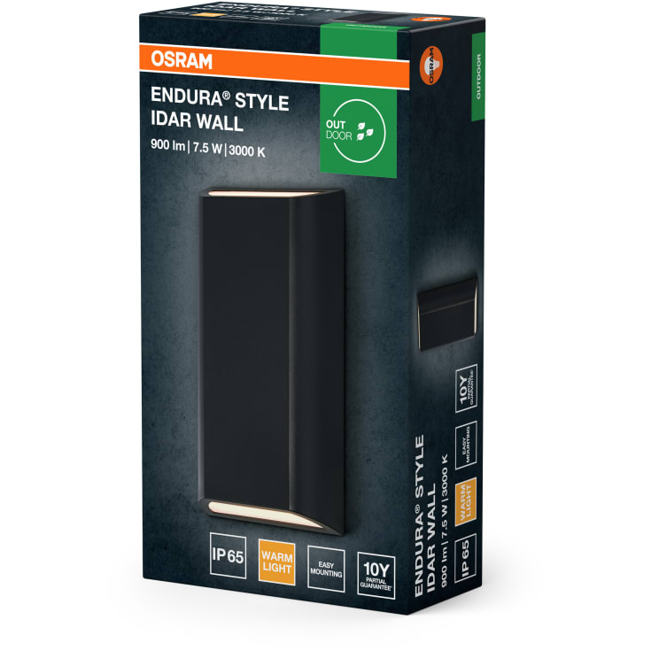 Osram Endura Style Idar utomhusvägglampa, grå