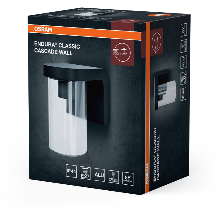 Osram Endura Classic udendørs væglampe, E27, klar