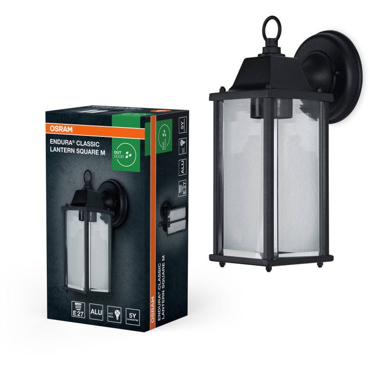 Osram Endura Classic utomhusvägglampa (lykta), E27, medelstor