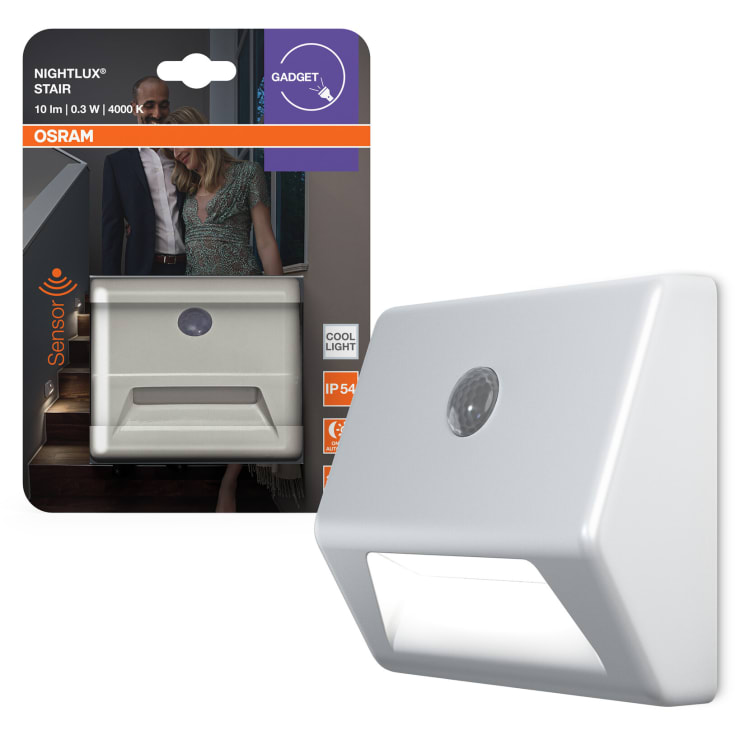 Osram Nightlux Stair nattlampe, hvit