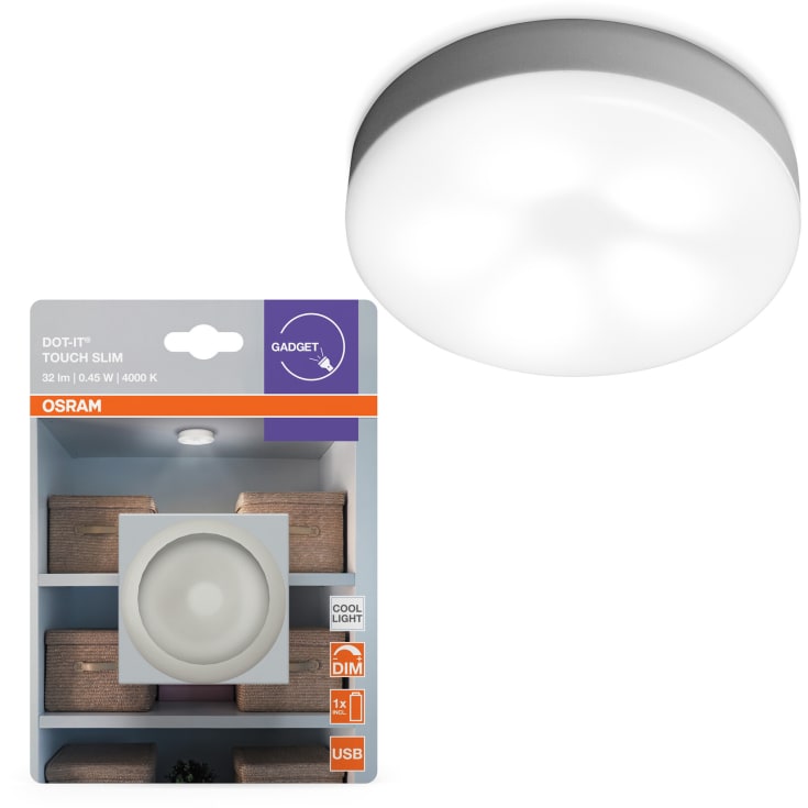 Osram Dot-it genopladelig lampe, hvid, lav