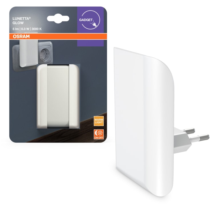 Osram Lunetta Glow natlampe med sensor