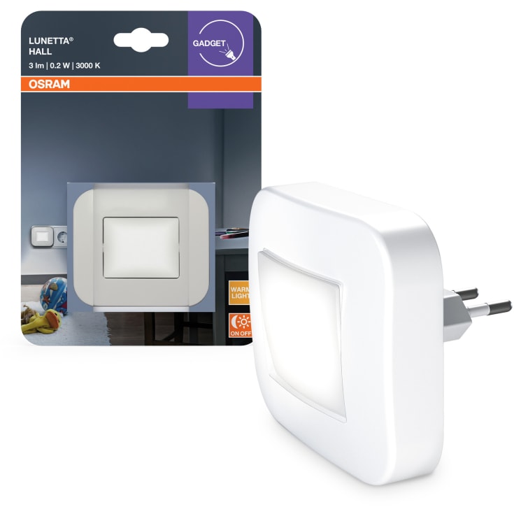 Osram Lunetta Hall nattlampe med sensor