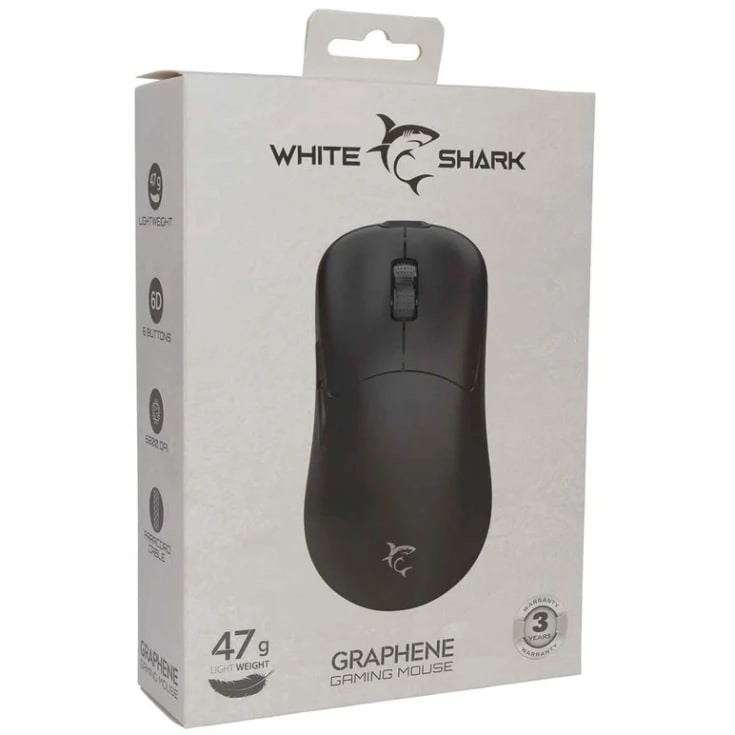 White Shark Graphene gaming mus