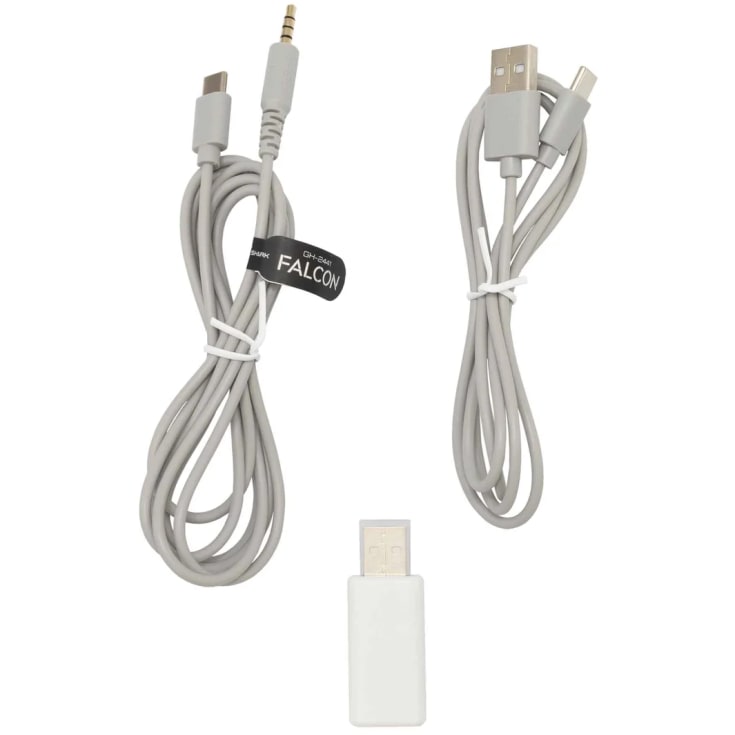White Shark Falcon gaming hodetelefoner, hvit