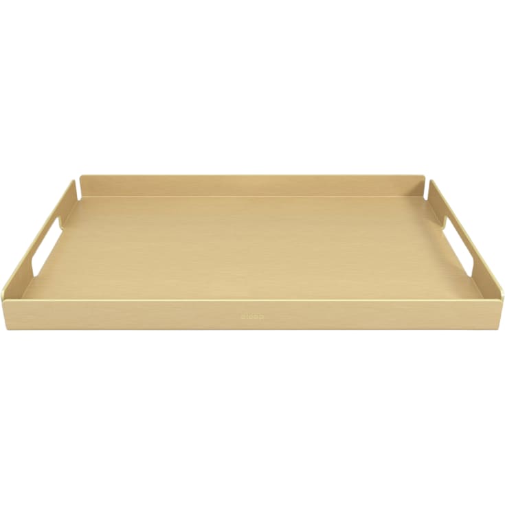 Aloop X medium bakke, 28x40,5 cm, børstet guld