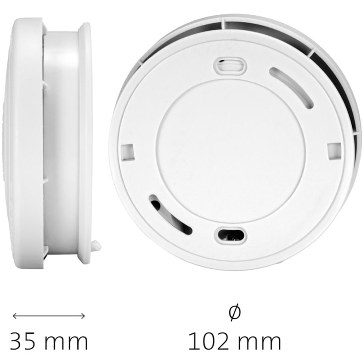 Alecto røgalarm med 10 års batterilevetid, SD1010 2-pak