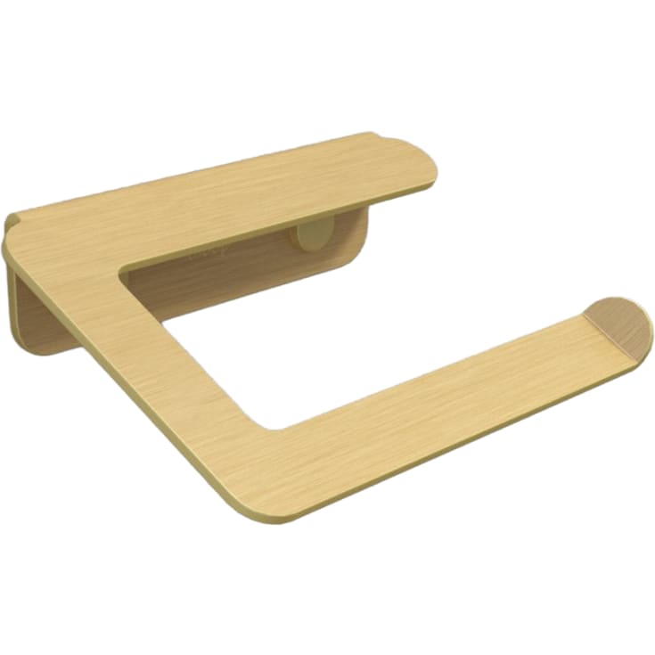 Aloop X toiletrulleholder, børstet guld