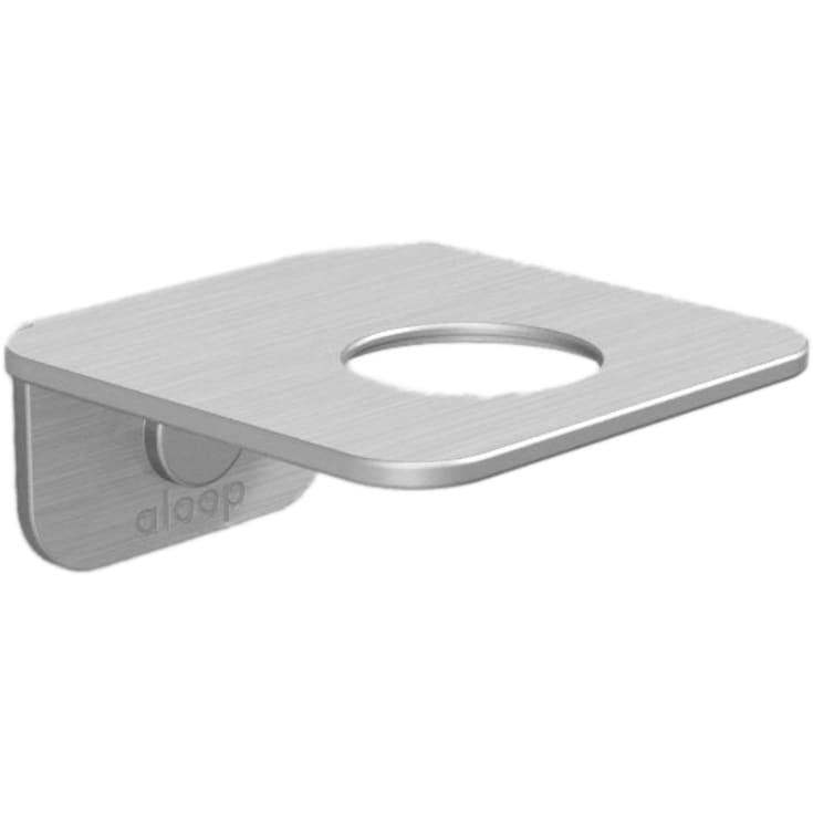 Aloop X1 sæbeholder, mat aluminium