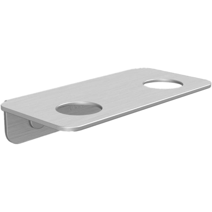 Aloop X2 sæbeholder, mat aluminium
