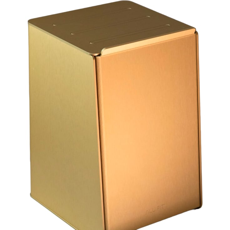 Aloop Robyn Y toiletspand, 3 liter, børstet guld